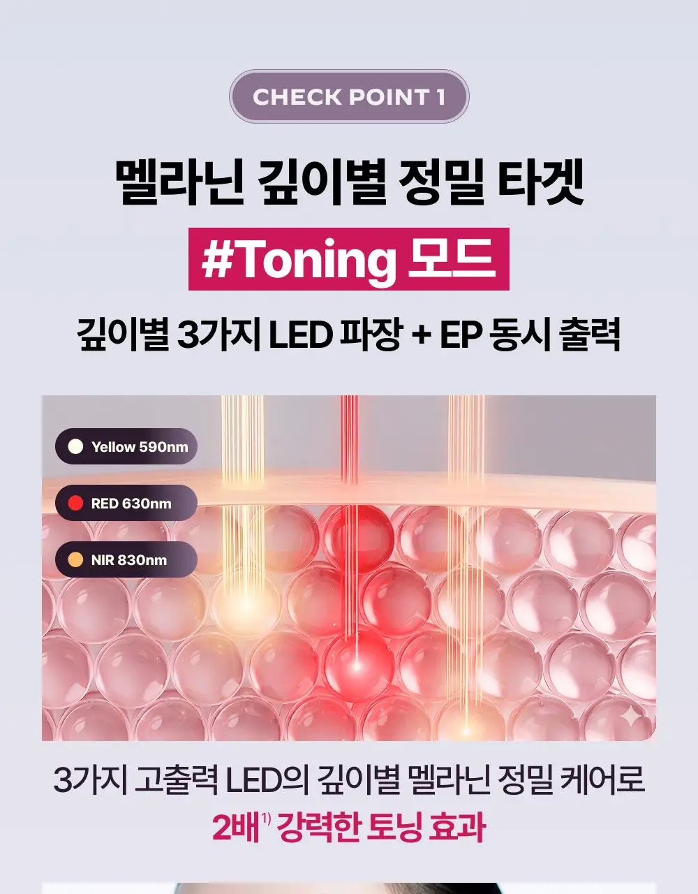 [고출력 미백디바이스] LG 프라엘 멜라빔 토닝 상세페이지 8